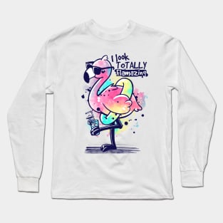 Flamazing flamingo Long Sleeve T-Shirt